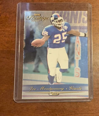 2000 Playoff Prestige Joe Montgomery #128 - Image 1 of 2