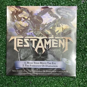 Testament Kataklysm Split 4 Track Promo Sampler CD New Sealed Prevail Damnation - Picture 1 of 6