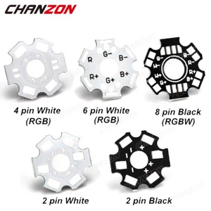 1W 3W 5W 20Mm RGB RGBW Led Chip Cob Star Aluminio Placa Base Disipador de Calor Placa PCB - Imagen 1 de 9
