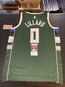 Damian Lillard Signed Autographed Milwaukee Bucks #0 Jersey NBA Hot Rare JSA COA - Picture 1 of 11