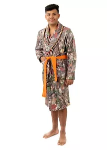 Treel Coral Fleece Camo Lounge Morgenmantel - Bild 1 von 8