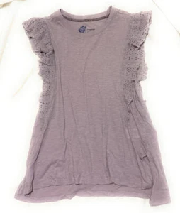 Pilcro lila Baggy Spitze Rüschen Top - Größe XS - Bild 1 von 2