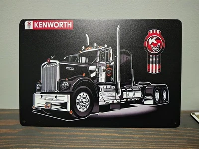 Kenworth Truck   12 x 8 inch Metal Sign - Image 1 of 4