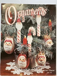 VTG Painting Patterns Ornaments Book One Elaine Thompson Santa Birds Snowmen - Picture 1 of 8
