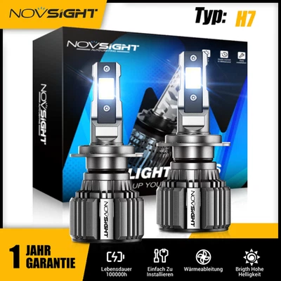 2x H7 LED Scheinwerfer Canbus fehlerfrei 6500k Weiß Mit Zulassung Halogen Xenon