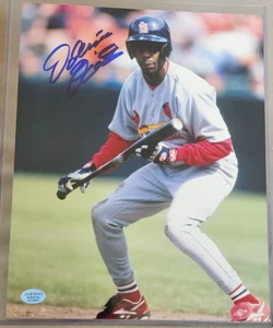 Delino Deshields Signed Autographed 8x10 COA TPA Guaranteed St Louis Cardinals - Picture 1 of 1
