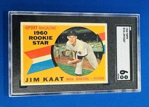 Jim Kaat Rookie 1960 Topps SGC 6 casi nuevo - Imagen 1 de 2