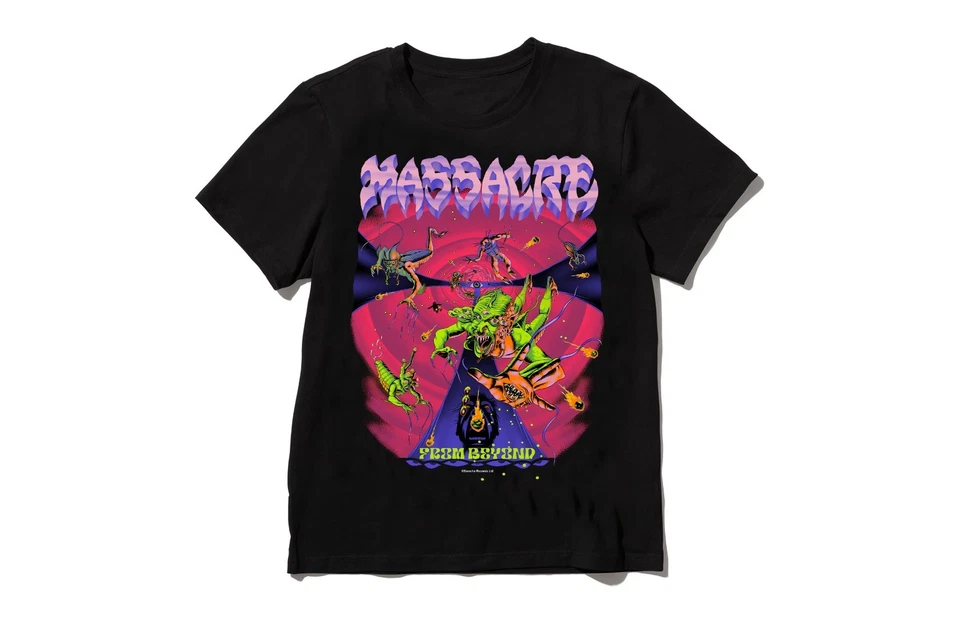 Massacre 'From Beyond 2024' Black Short Sleeve T-shirt - NEW - Image 1 of 1