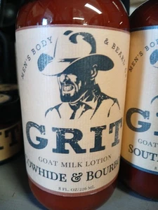 Grit Goat Milk Lotion Rindsleder & Bourbon - Bild 1 von 3