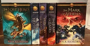 The HEROES OF OLYMPUS complete series 1-5 set Rick Riordan 1 2 3 4 5 HB lot (3) - Bild 1 von 6