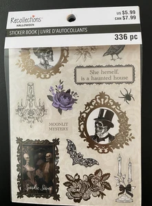 RICORDI HALLOWEEN STICKER BOOK 12 PAGINE 336 PZ STICKERS DEAD REGENCY - Foto 1 di 13