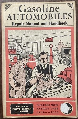 Manuale Di Riparazione E Guida Per Automobili A Benzina 1913-1922 - Immagine 1 di 4