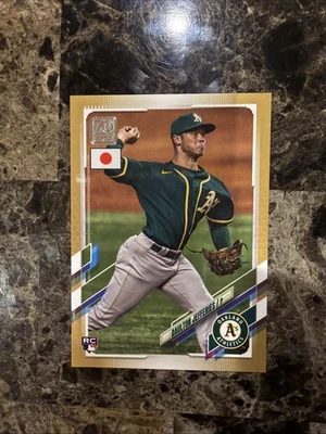 2021 Topps Daulton Jefferies Gold Japan Edition Rc 05/25 - Image 1 of 2