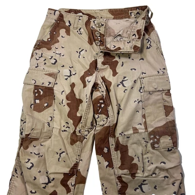 US Military Chocolate Chip Desert Camo Pants Mens 30x30 Combat Trousers Army - Image 1 of 4