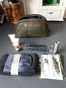 Thai Airway Business Class Borghese Snake Leather Amenity Kit - Picture 1 of 6