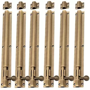 CRAFTSMAN 12 INCH ANTIQUE TOWER BOLT PACK OF 6 PCS - Picture 1 of 5