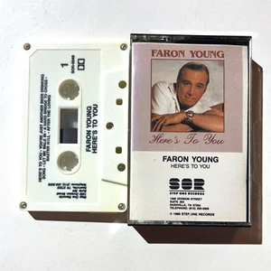Faron Young- Here's To You (Cassette Tape) 1988 Step One Pop Vocal Jazz Tested - Picture 1 of 2