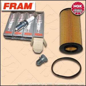SERVICE KIT AUDI A4 (B7) 2.0 16V TFSI FRAM OIL FILTER PLUGS 2004-2008 - Picture 1 of 4