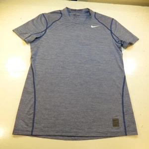 CAMISETA DEPORTIVA NIKE PRO DRI AJUSTADA GIMNASIO ENTRENAMIENTO Para Hombre M Azul - Imagen 1 de 5