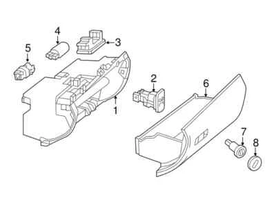 Tapa de cilindro de bloqueo OEM 1706800684 Mercedes Benz SLC 300 SLC 43 AMG 2017-2020 Foto 1 de 3