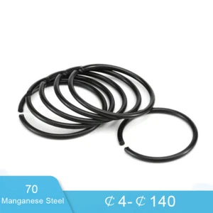 Anillos a presión de retención de 4-140 mm para ejes DIN 7993 anillo circular de acero manganeso - Imagen 1 de 6