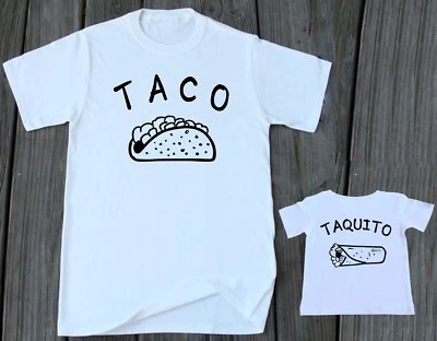 Padre Hijo Camisas a Juego Hija Papá Bebé Papá Día del Padre Camisetas Camiseta Foto 1 de 4