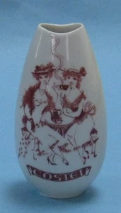 ROSENTHAL MULLER LOEWY ITALIAN FEMALE FASHION Modern Art COSTEI Porcelain VASE - Picture 1 of 5