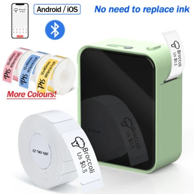 Pristar P15 Thermal Label Printer Machine Bluetooth Label Maker for Sticker Tape - Image 1 of 4