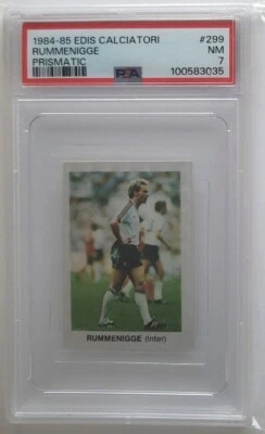 1984-85 EDIS Calciatori Karl Heinz Rummenigge Prismatic #299 PSA 7 - Image 1 of 2