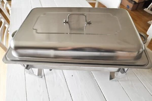 Speisewärmer Warmhaltebehälter Edelstahl für Brennpaste - Bild 1 von 4
