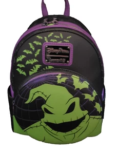 DISNEY OOGIE BOOGIE BASH 2024 GLOW IN DARK LOUNGEFLY MINI BACKPACK~NEW~+ BONUS - Picture 1 of 15