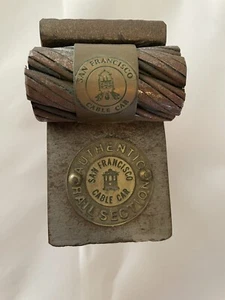 San Francisco Cable Car Section Historical Relic - Bild 1 von 2