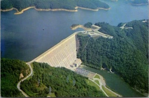 Postal vista pájaro FONTANA PRESA y Lago Carolina del Norte Carolina del Norte Carolina del Norte - Imagen 1 de 2