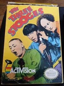 The Three Stooges 1989 NES Nintendo Authentic Working Complete With Box & Manual