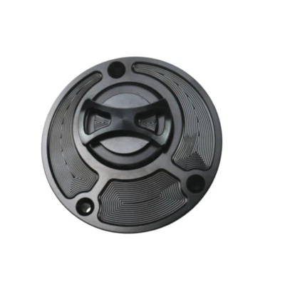 Cubierta de tapa de tanque negra para Ducati 1096 Yamaha YZF R6 R1 R25 MT07 09 FZ1 XSR XJR Foto 1 de 2
