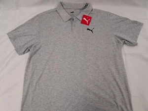 Polo uomo Puma taglia XXL tutto in manica corta casual grigio chiaro 68159404 nuova con etichetta - Foto 1 di 4