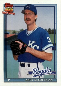 1991 Topps MLB Andy McGaffigan #671