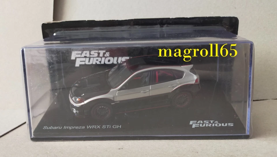 Subaru Impreza WRX STi GH (2009) FAST & FURIOUS 1/43 NUEVO NEW MINT IN BOX - Imagen 1 de 4