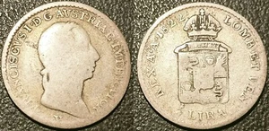 Italie - Lombardie-Vénétie - François I - 1/4 lira 1822 V, Venise ! C#4 - Bild 1 von 1