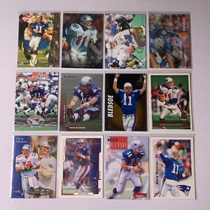 Drew Bledsoe 12 card lot EX/NM New England Patriots - Picture 1 of 2
