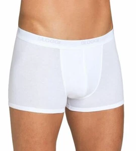 Herren Sloggi Basic kurze Boxershorts in schwarz & weiß 2er-Pack Kofferraumunterwäsche Designer - Bild 1 von 7
