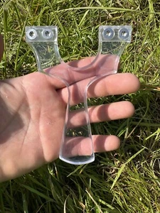 Clear Lexan Hunting Slingshot Catapult With Clips - Picture 1 of 3