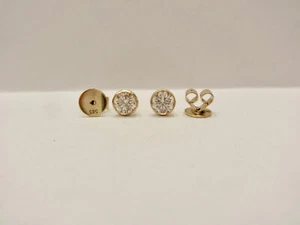 Oferta Especial Pendientes Clásicos BRILLANTES 1,02 quilates, Oro 585, EXCELENTE CALIDAD. - Imagen 1 de 2