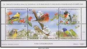 D2K Audubon Society Wildlife 2008 $10.00 songbirds - Picture 1 of 1