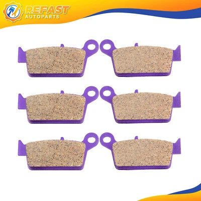 Pastillas de freno traseras para 2002-2005 GAS GAS SM125 SM250 MC125 fibra de carbono Foto 1 de 4