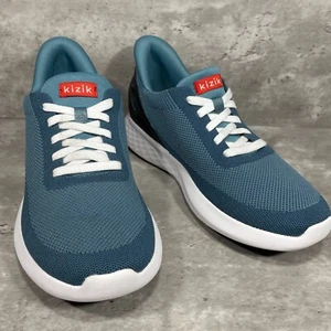 Kizik Hands Free Slip On Lace Up Blue Sneakers Athletic Shoes Women's Size 9 - Picture 1 of 13