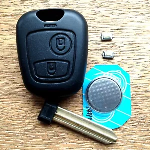 FULL Repair Kit Fits Partner Boxer Expert Peugeot 2 Button Remote Key Fob Case  - Picture 1 of 2