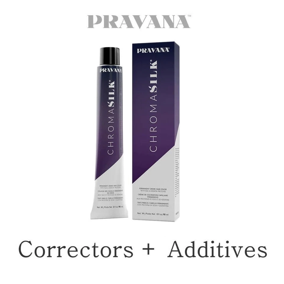 PRAVANA ChromaSilk cor de cabelo permanente 3 oz, personalizadores - selecione seu tom - Imagem 1 de 1