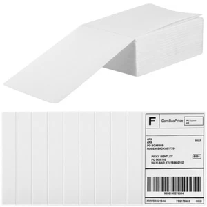500 Pcs Thermal Transfer Label Direct Labels Shipping Sheet Printer Stickers - Picture 1 of 11