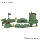 Boy Gift Tanks Aircraft Plastic Soldiers Military Toy 12 Poses Army Men Figures